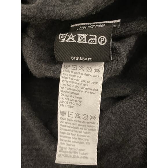 Meriwool Womens Top Medium Gray Merino Wool Base Layer Stretch Lightweight FLAW - Picture 8 of 11